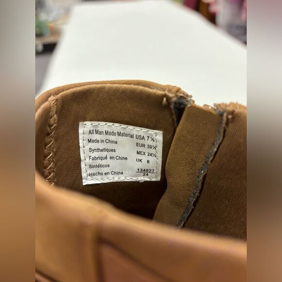 Dexter ladies SHAE Brown 7 1/2M ankle booties 2" - Picture 4 of 5